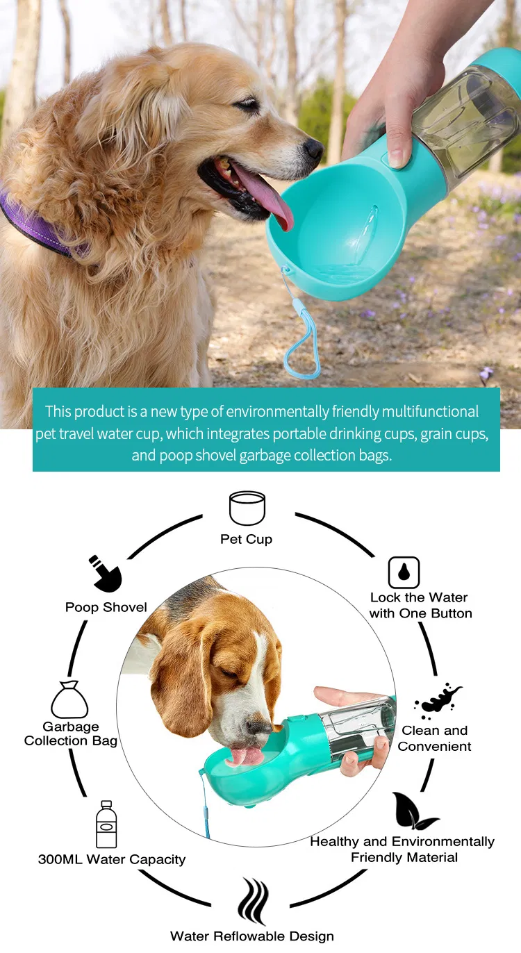 Travel Drink Bottle Pet Dog Water Dispenser