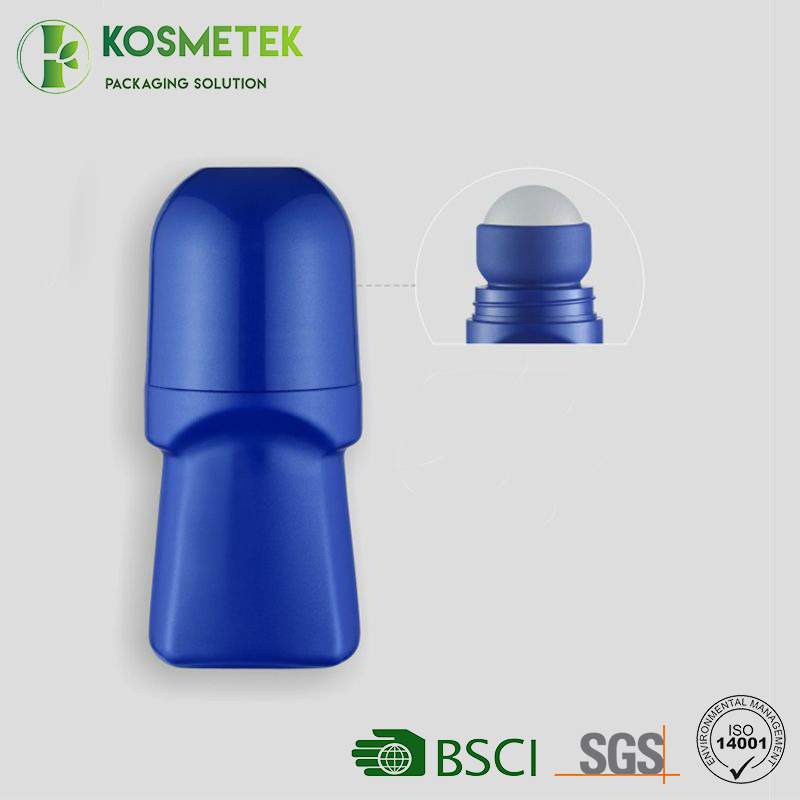 Green White 50ml PP Plastic Essential Oil Refill Roll on Bottles Empty