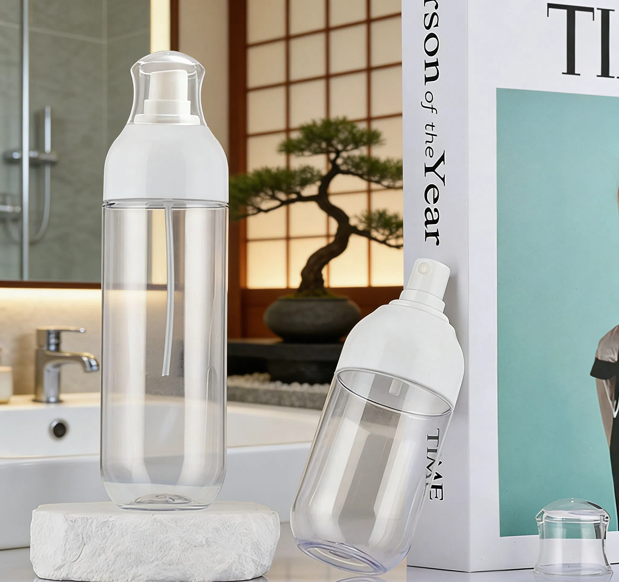 ODM Plastic Transparent 30/50/100/120/150/180ml Travel Size Portable Sprayer Fine Mist Spray Bottle