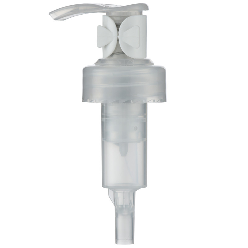 Left-Right Lock Hand 28/400 28/410 Lotion Pump for Pet Cosmetic Bottle, Safety Lock Lotion Bottle Dispensing Pump