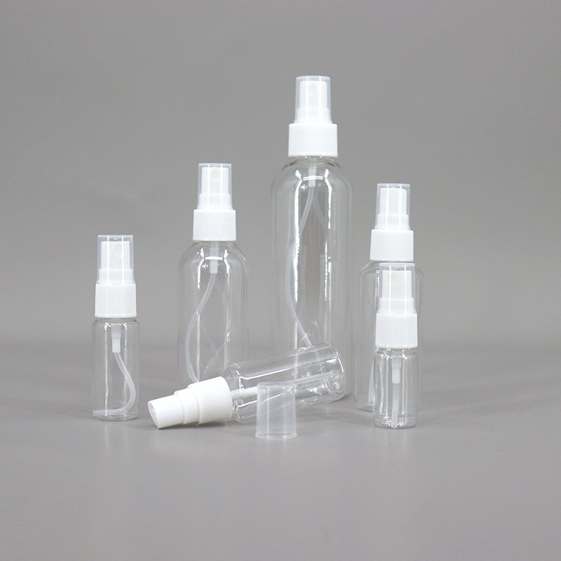 5ml 10ml 30ml 50ml 60ml 100ml Empty Small Clear Pet 4oz Spray Bottle Face Mist Transparent Plastic Chloroform Spray Bottle