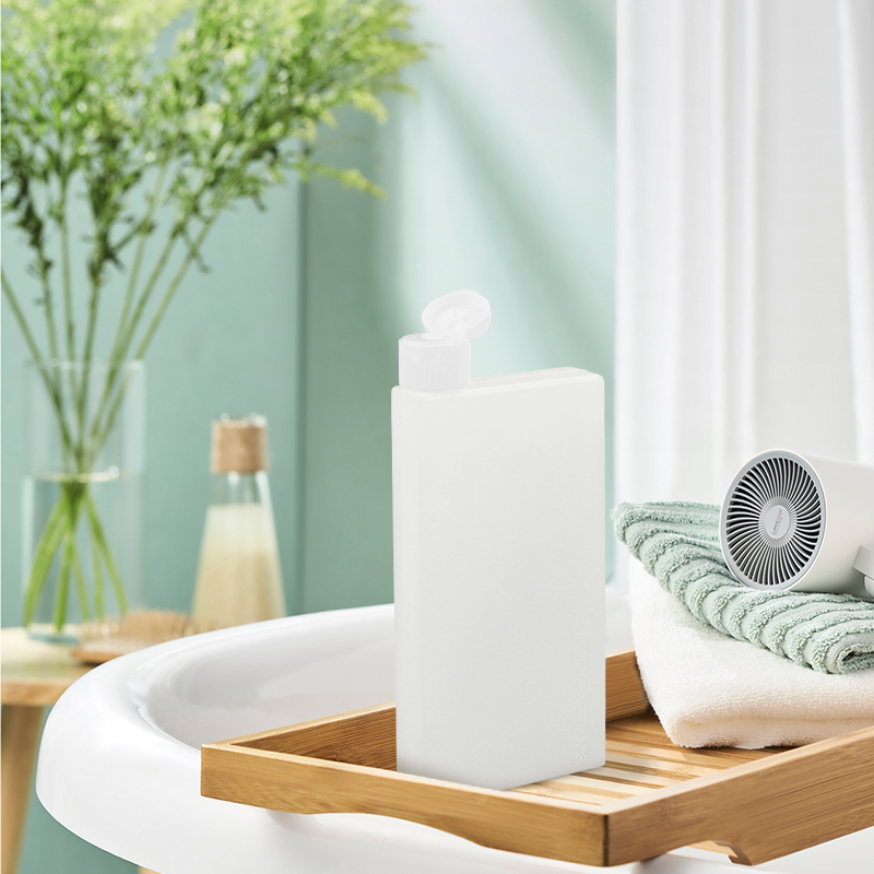 High Quality HDPE Plastic Flip Top Cap Bottle 270ml Plastic Lotion Cosmetic Squeeze Bottle