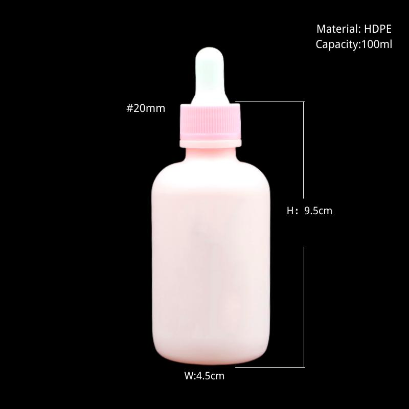 Factory New 100ml Plastic Dropper Bottle Skin Care Essentail Oil Bottle Dropper Bottle
