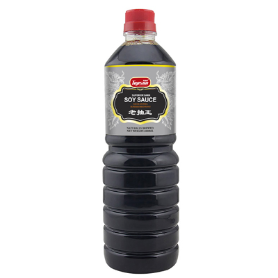 Superior Dark Soy Sauce Soya Sauce 1000ml in Plastic Bottle