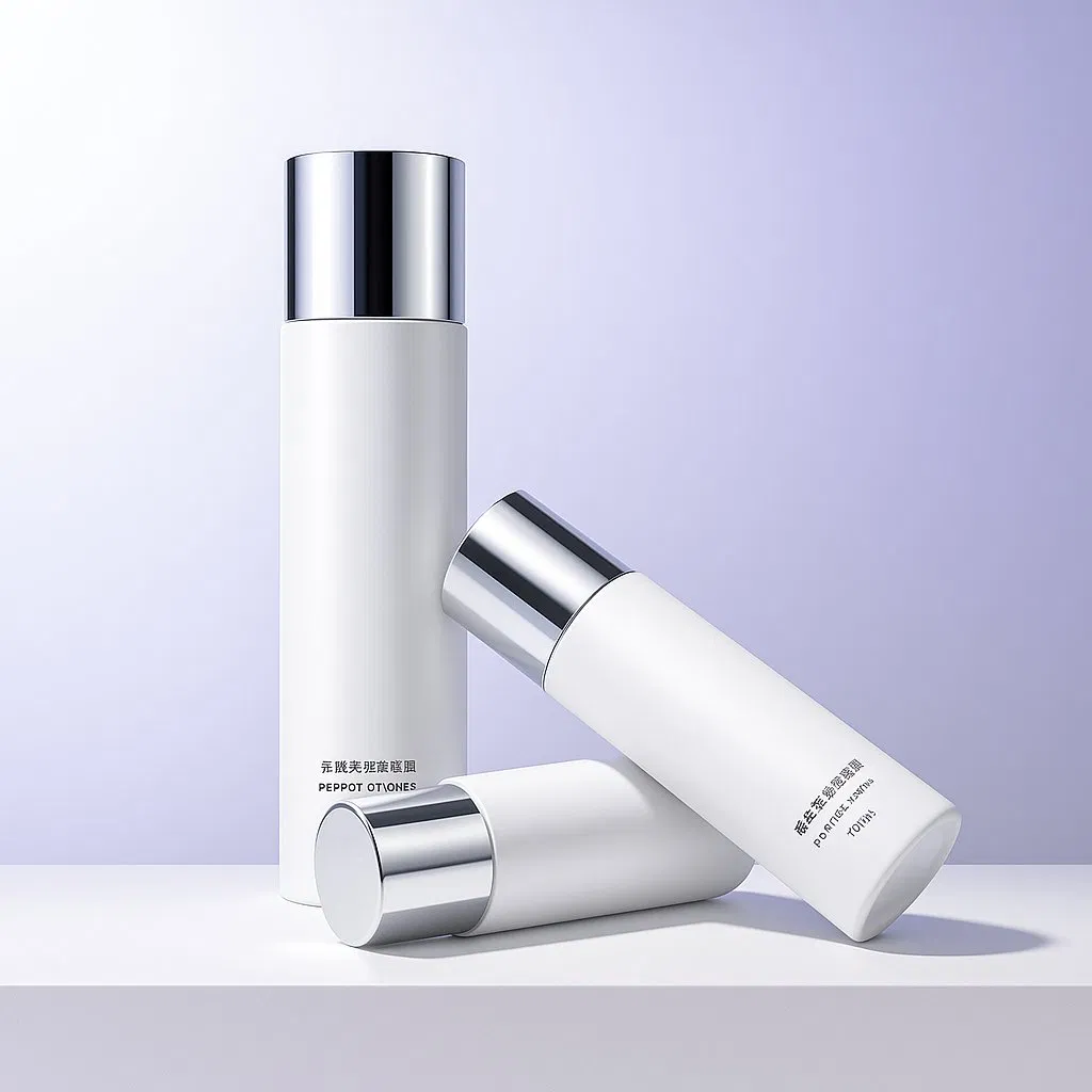 150ml Thick PETG Silvery Lid Custom Logo Empty Plastic Lotion Cosmetic Bottles