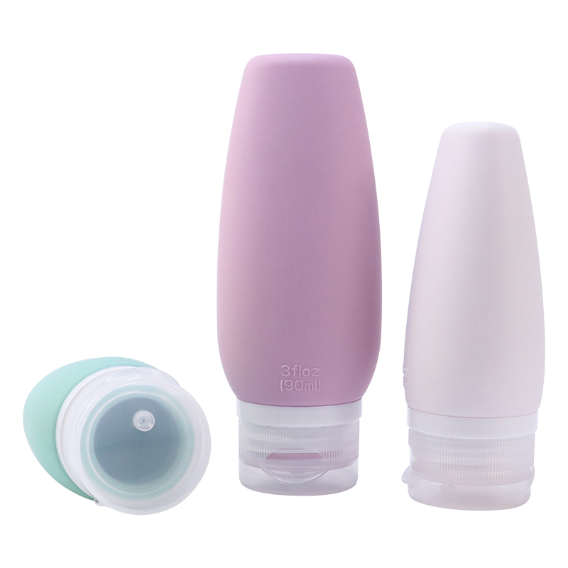 Customized Mini Squeeze Plastic Empty Travel Size Shampoo Silicone Cosmetic Bottles Silicon Tube Empty Lotion Bottle