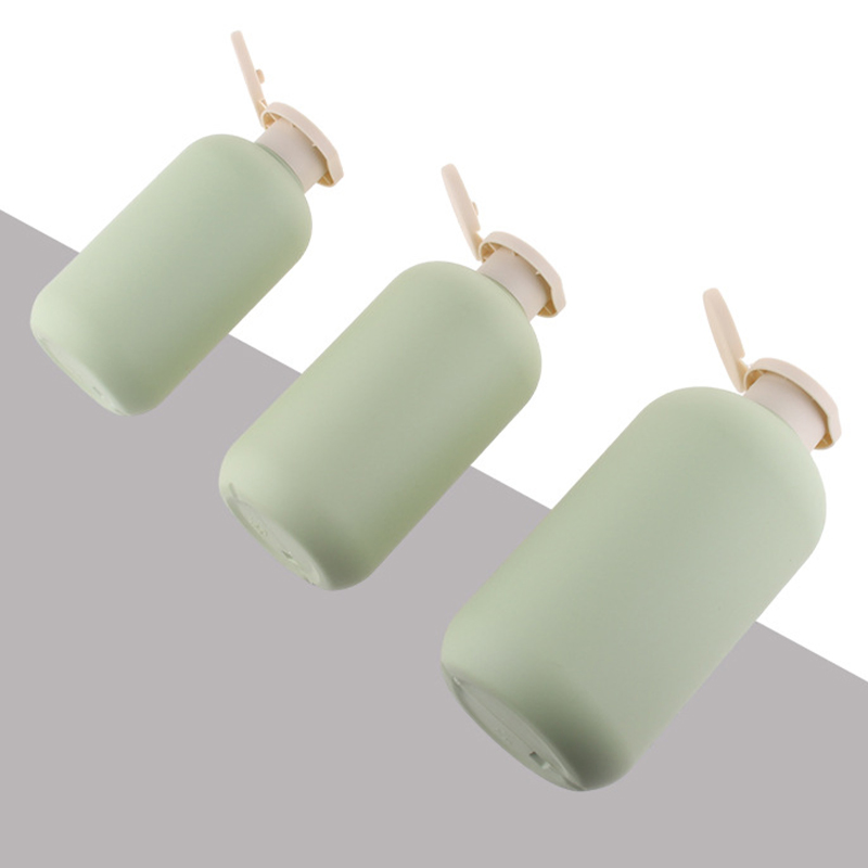 Wholesale Soft Touch PE Plastic Pump Bottles Cosmetic Packaging for Body Lotion Shower Gel