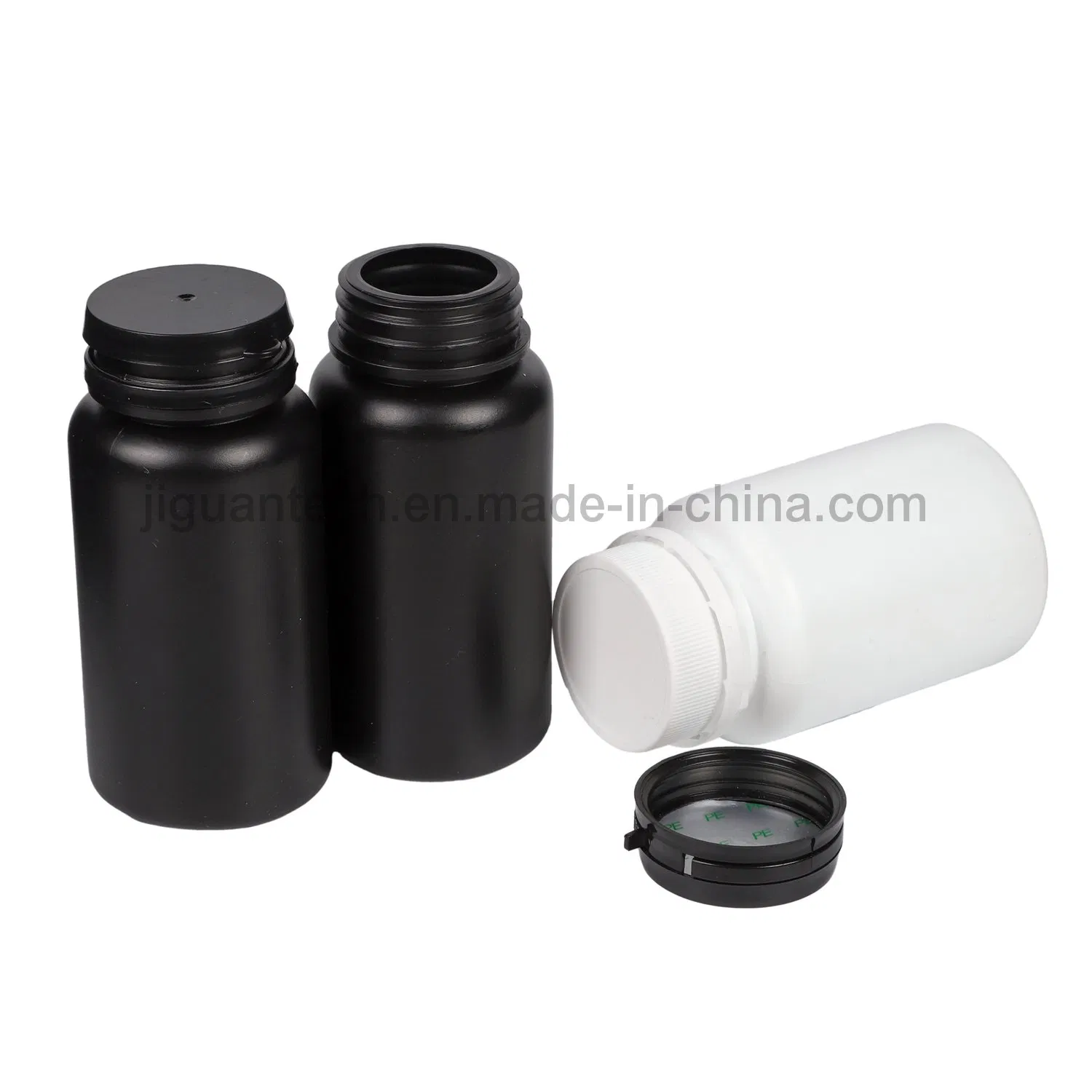 Plastic Packaging Childrenproof Pet HDPE White Clear Black 15ml/20ml/30ml/100ml Plastic Bottle