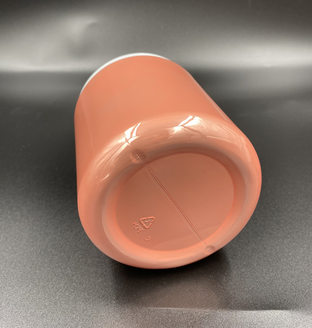 Candy Honey Jar Biscuit Food Plastic Wide Mouth Bottle Pink Jar Food Grade Empty Plastic Jar