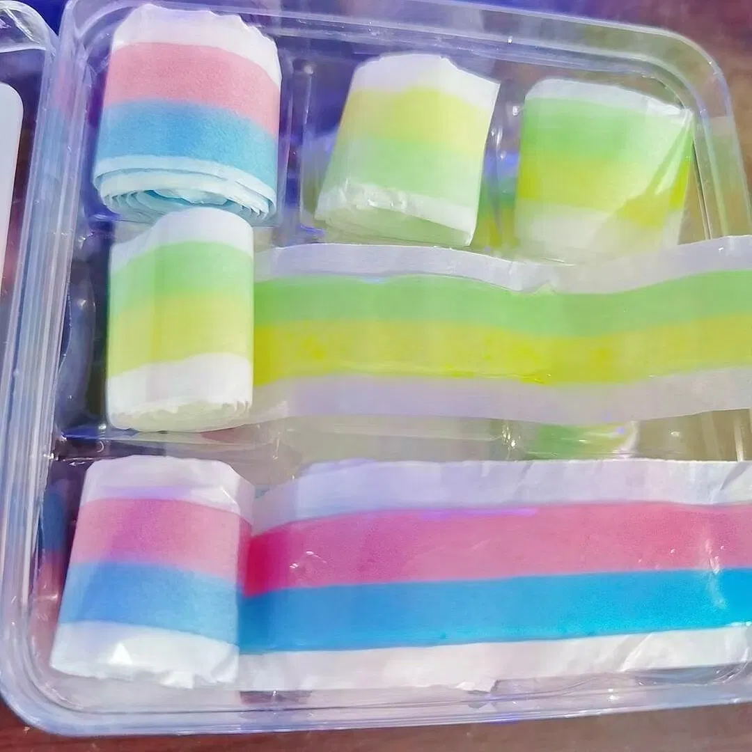 Fruit Roll Rainbow Roll Juice Roll with Vitamins C Hard Texture Fruity Flavor Fudge