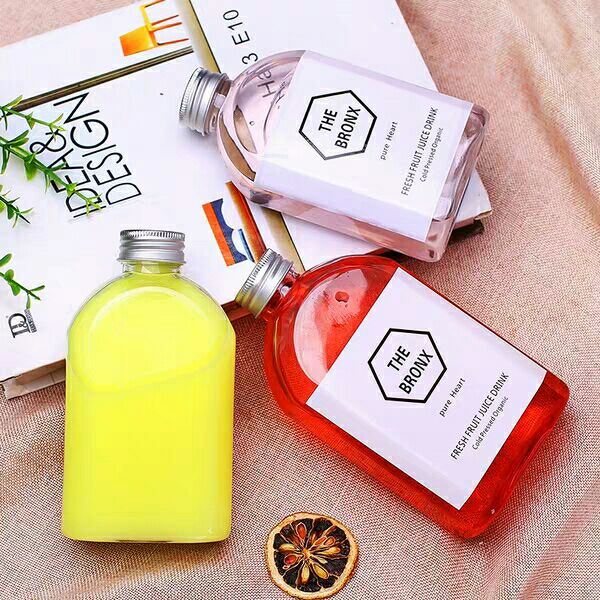 100ml 300ml Flat Flask Aluminum Cap Beverage Wine Ice Cold Brew Coffee Drinking Packaging Glass Bottle