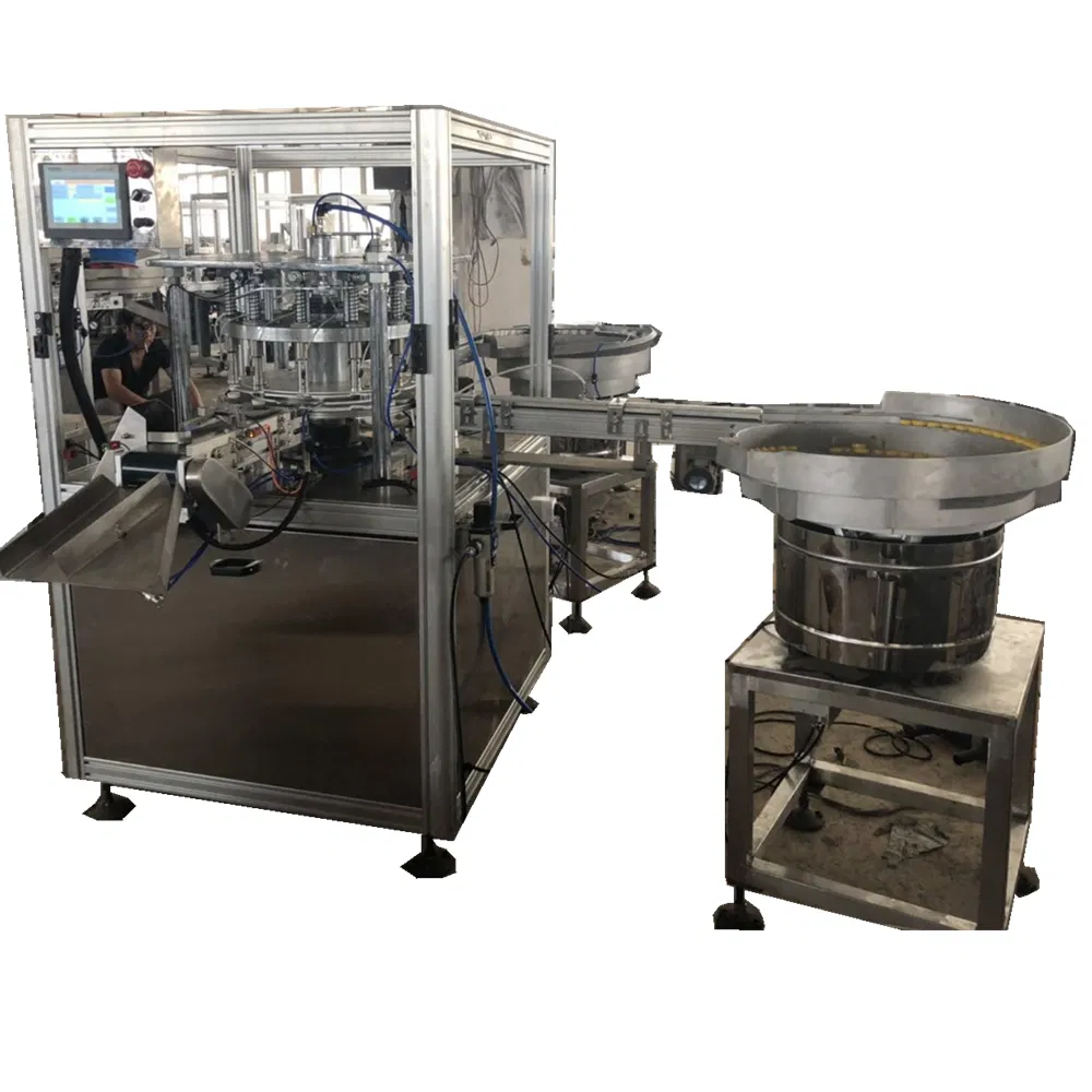 Automatic Plastic Bottle Cover Flip Top Disc Top/Multi-Part/Childproof/Edible Oil/ Medicine /Cosmetics Cap Lid Assembly Closing Machine