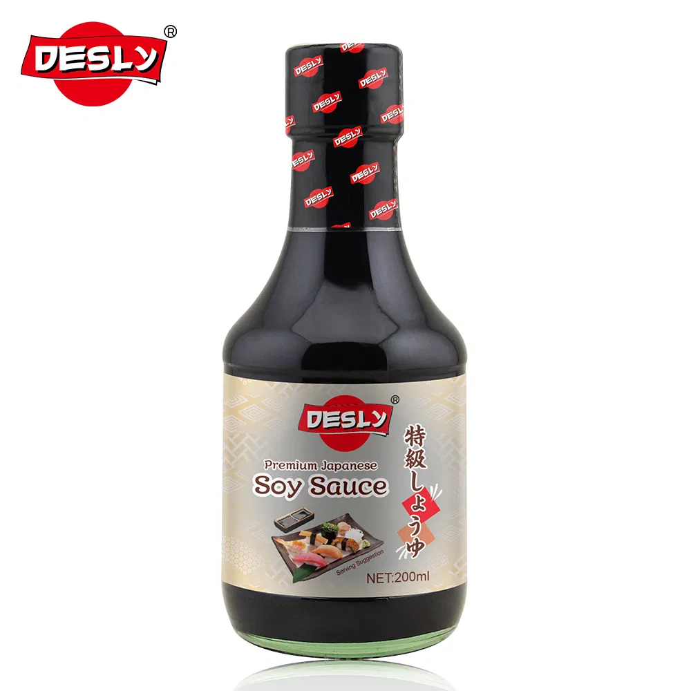 Japanese Taste Foods Suppliers Supermarket Restaurant Wholesale Desly Brand 500 Ml Plastic Bottle Soy Sauce