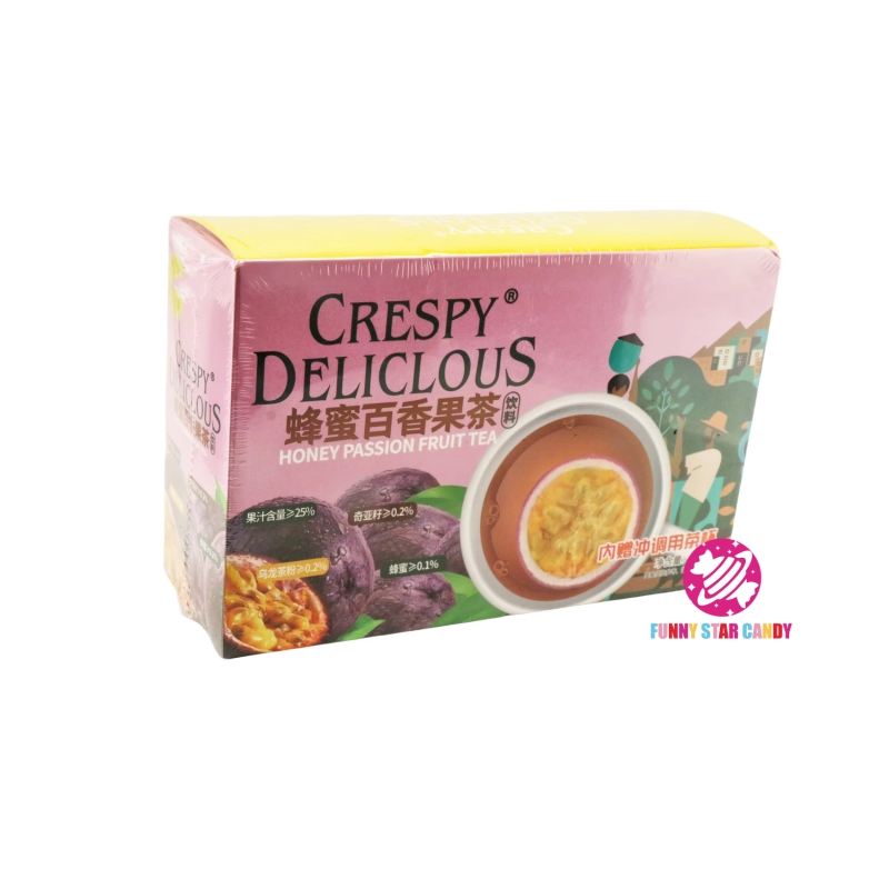 OEM Custom Drink Beverage Confectionery Instant Food 2 in 1 One Time Use Cups Sweets Honey Passion Fruit Tea Juice