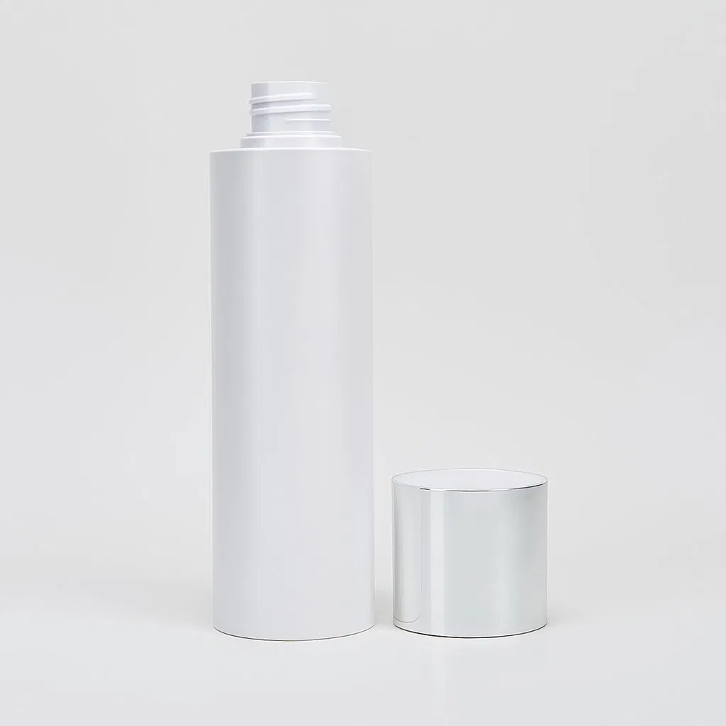 150ml Thick PETG Silvery Lid Custom Logo Empty Plastic Lotion Cosmetic Bottles