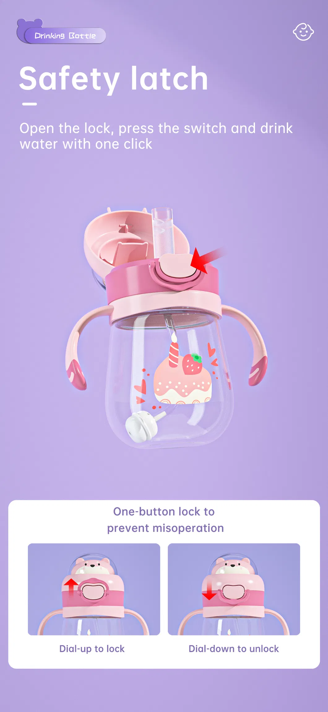 Baby Sippy Water Bottle 2
