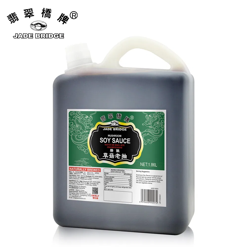 Chinese OEM Manufacturer 5 L Plastic Bottle Jade Bridge Mushroom Soy Sauce Wholesale with Factory Price