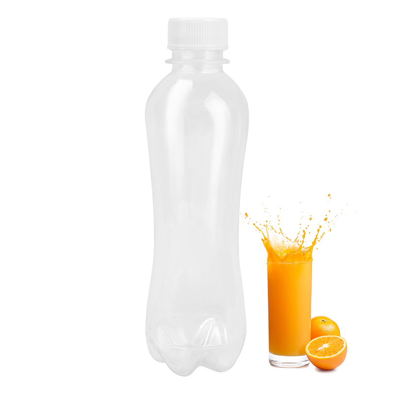Hot Sale 500ml Round Beverage Juice Bottle Sealed Milk Tea Plastic Bottle with Label
