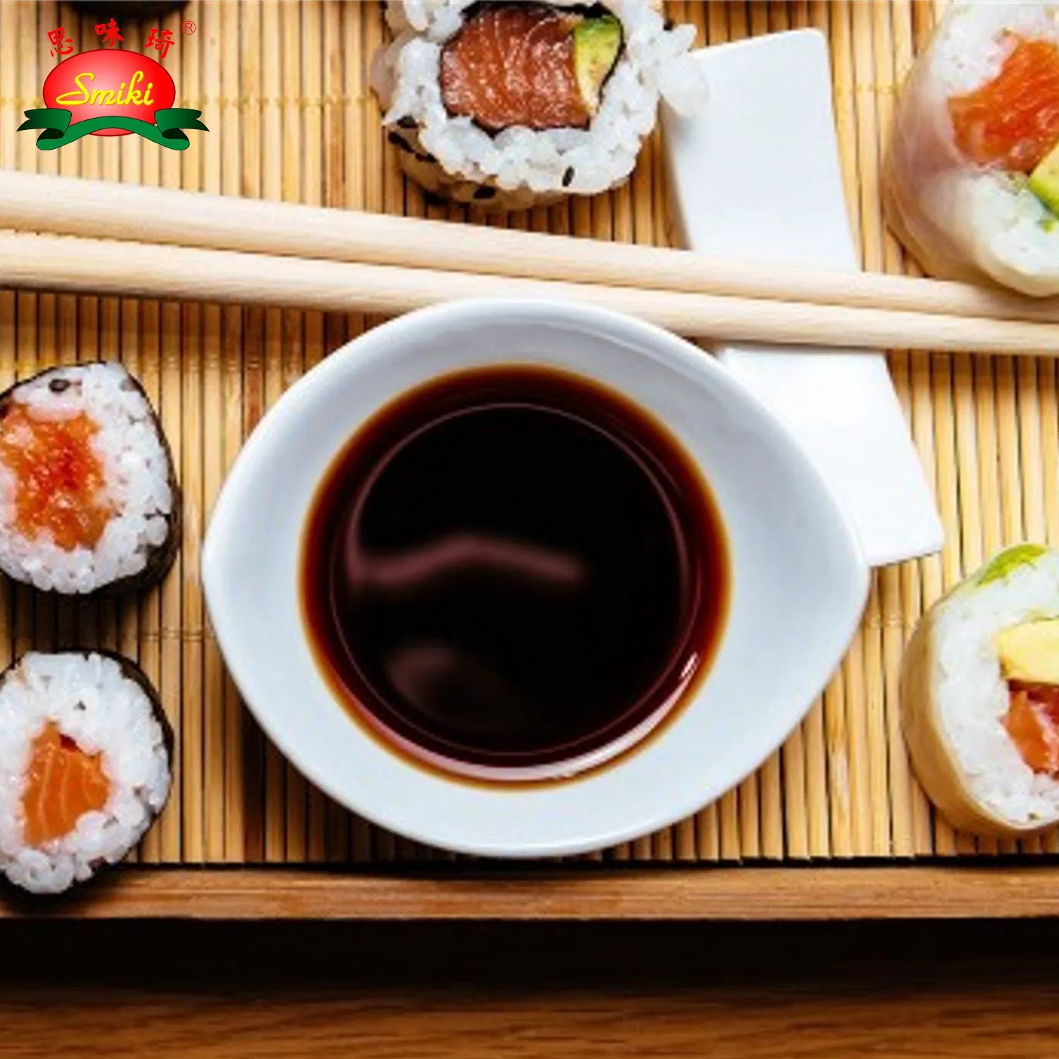 1000ml Sushi Soy Sauce Packing in Plastic Bottle with Low Sodium for Tesco