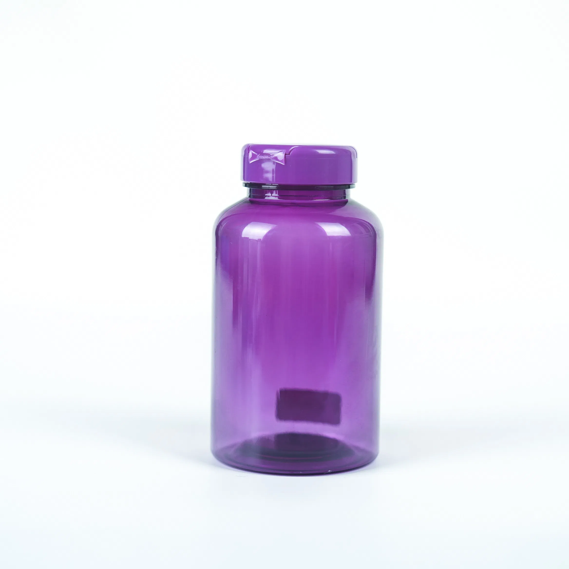 Fast Delivery Food Grade HDPE Plastic Capsule Bottle Pill Bottle with Flip Top Cap
