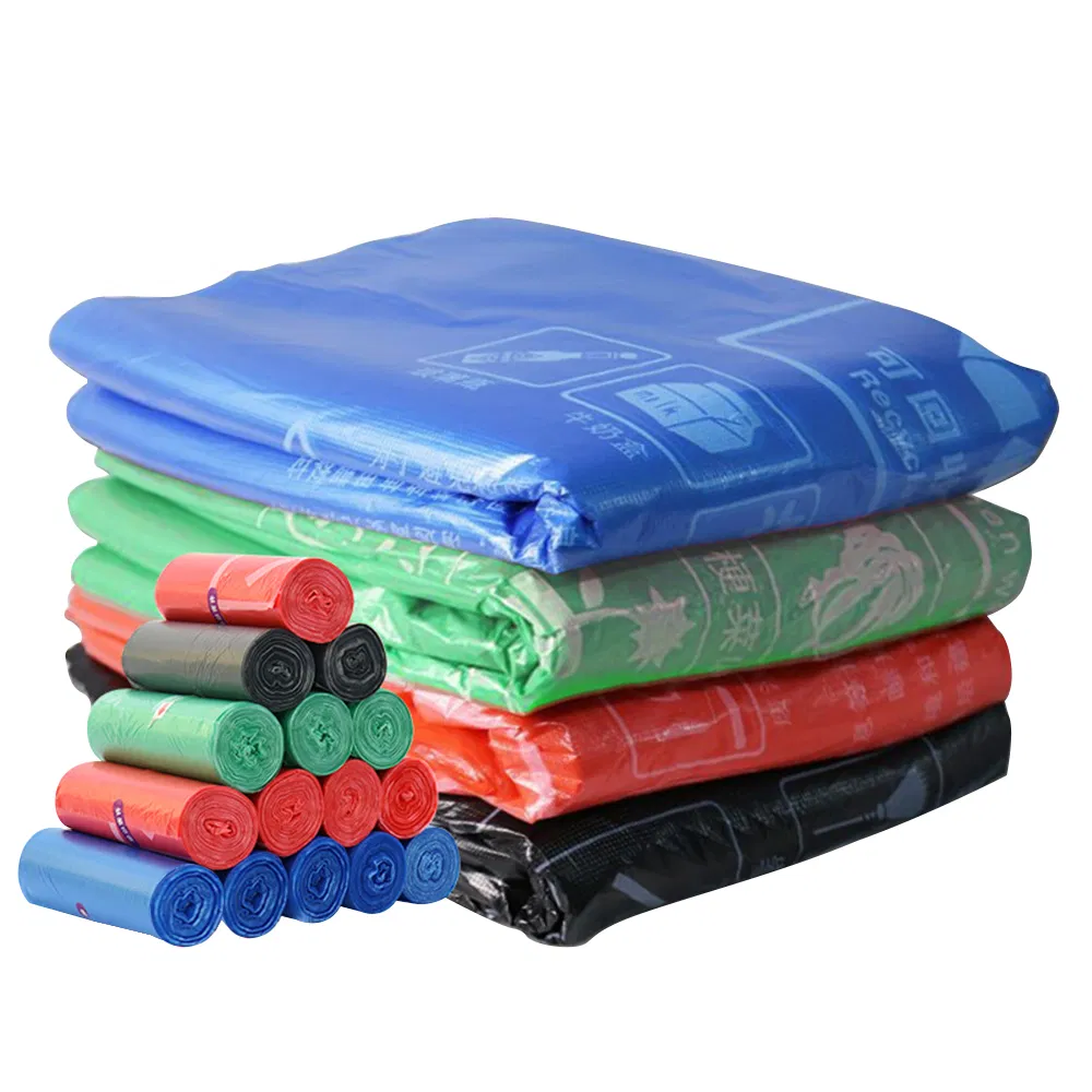 Disposable Plastic Gloves Food Grade for Household Use Recycled Materials with Hot Stamping Surface Treatment