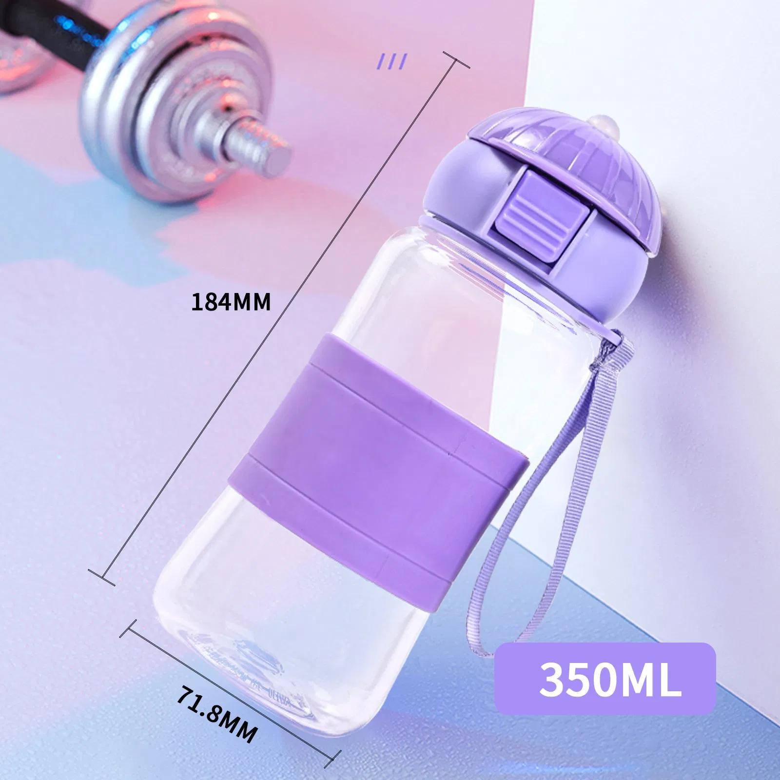 Aohea 12oz BPA Free Tritan Water Bottles Reusable Drinking Bottle for Toddlers One Touch Opening Leak-Proof Plastic Bottle Kids Water Bottle for Office, Outdoor