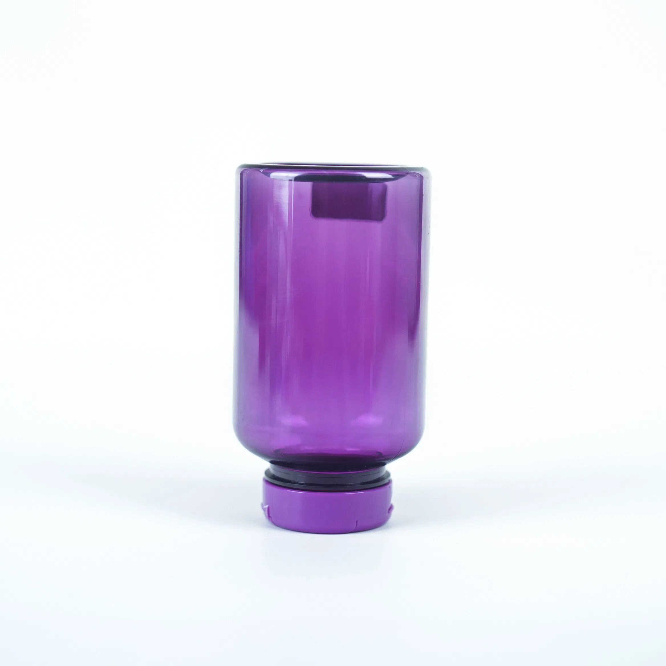 Fast Delivery Food Grade HDPE Plastic Capsule Bottle Pill Bottle with Flip Top Cap