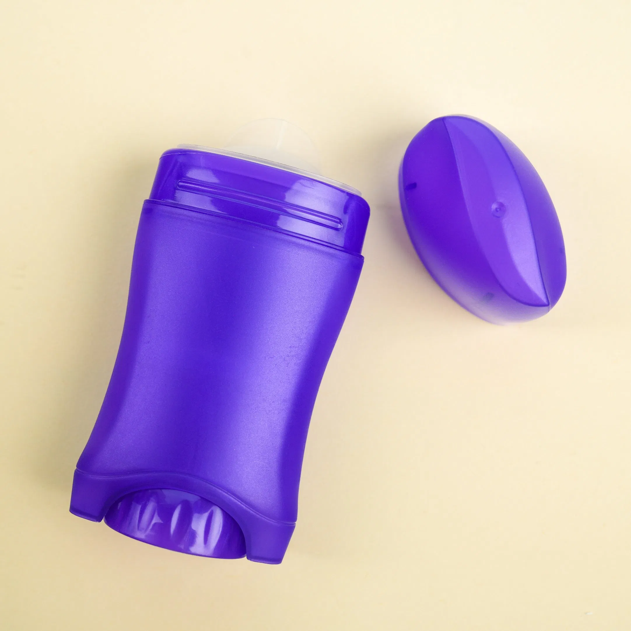 Purple Plastic Bottle Antiperspirant Body Refill Empty Deodorant Stick Bottle