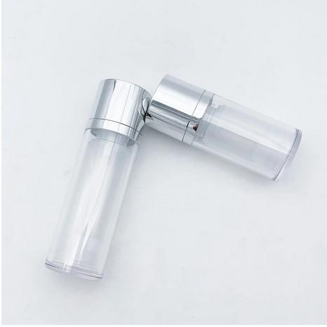 Airless Clear Pump Bottles Cosmetic Travel Size Dispenser Vacuum Plastic travel Bottles
