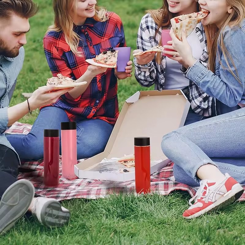 Factory 250ml 500ml Clear Round Pet Mineral Water Bottles Disposable Plastic Beverage Juice Drinking Milk Bottle with Cap