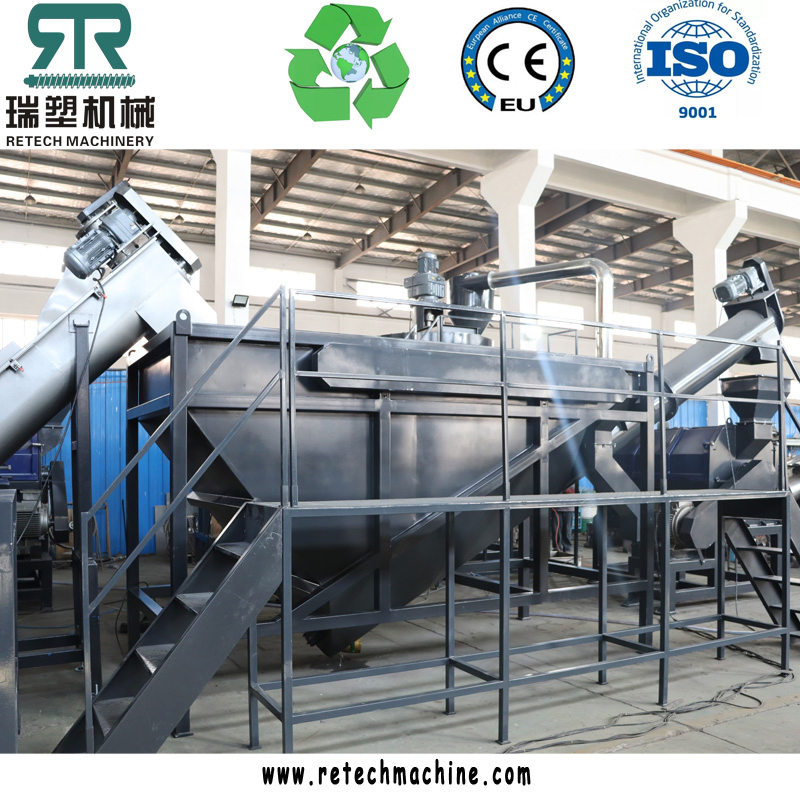 Food Grade Pet Bottle Recycling Hot Washing Machine Water Cola Plastic Pet Bottle Cleaning Washing Plant Line