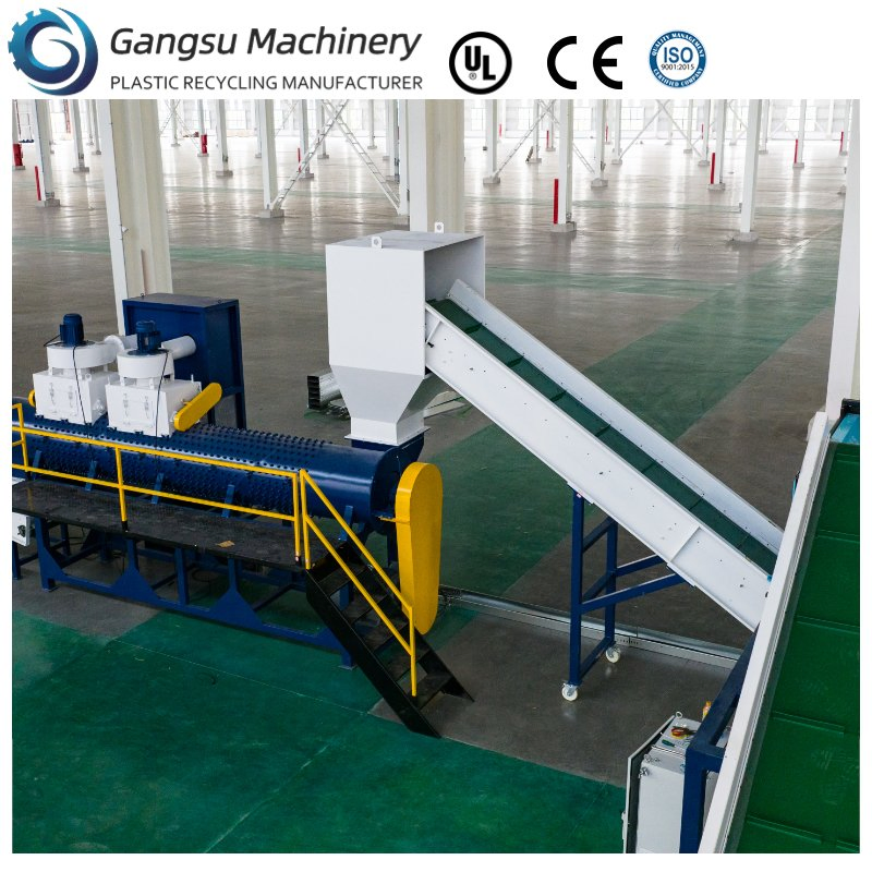 Gagngsu Small Mini Capacity Capacity Pet Bottle Flakes Washing Food Grade Waste Plastic Flakes Recycling Machine with High Quality