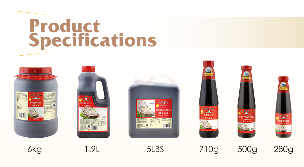 Food Additive Squeeze Plastic Bottle Seasoning Gluten Free Oyster Sauce