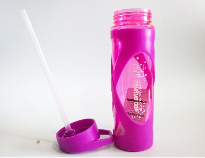 Custom Durable Food Grade Leakproof Portable Gym Sports Fitness Plastic Water Bottle