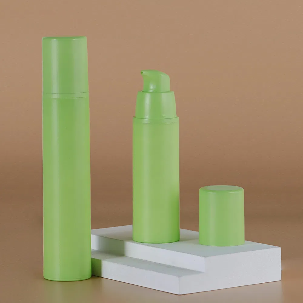 High Quality Wholesale Plastic Refillable Cosmetic 15ml 30ml Serum Lotion Airless Pump Bottle 50ml