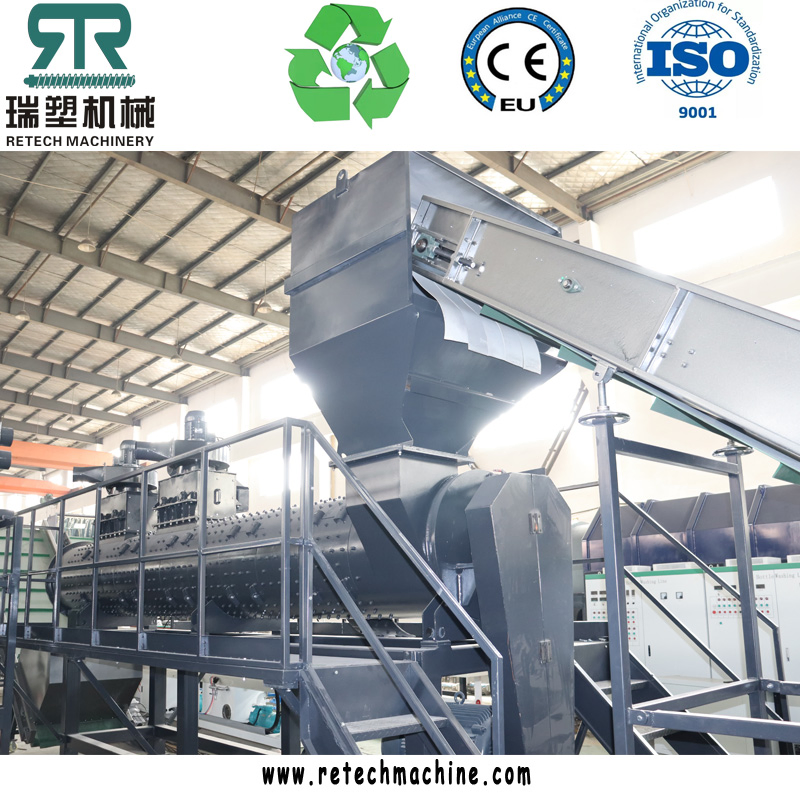 Food Grade Pet Bottle Recycling Hot Washing Machine Water Cola Plastic Pet Bottle Cleaning Washing Plant Line