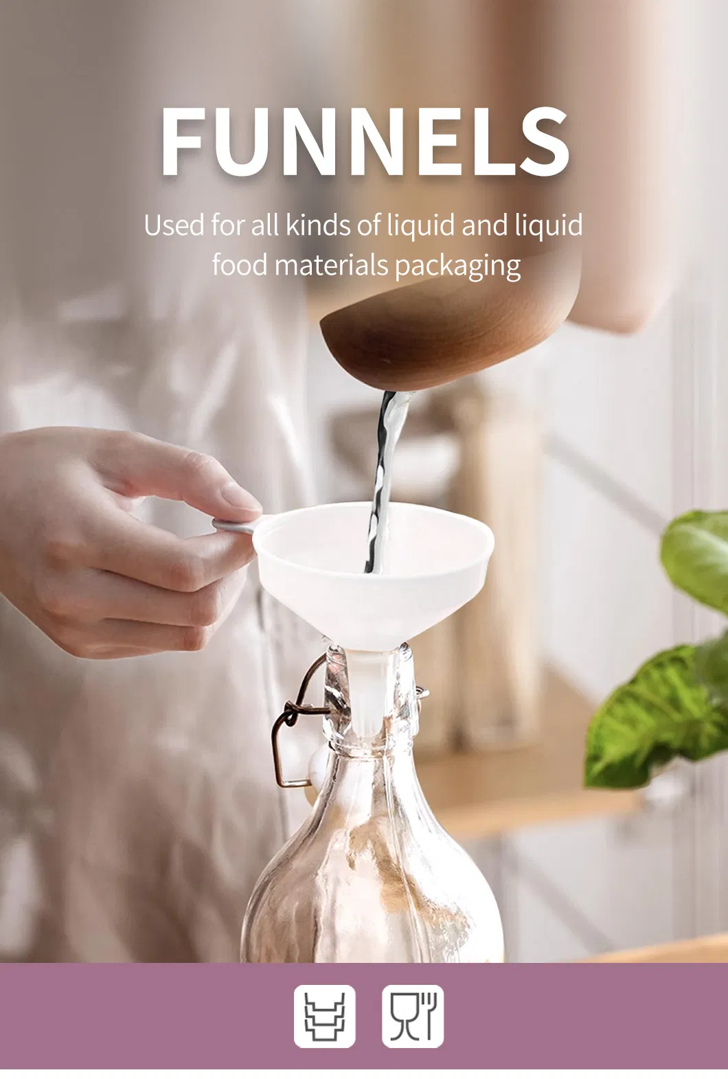 Food Grade Plastic Funnel
