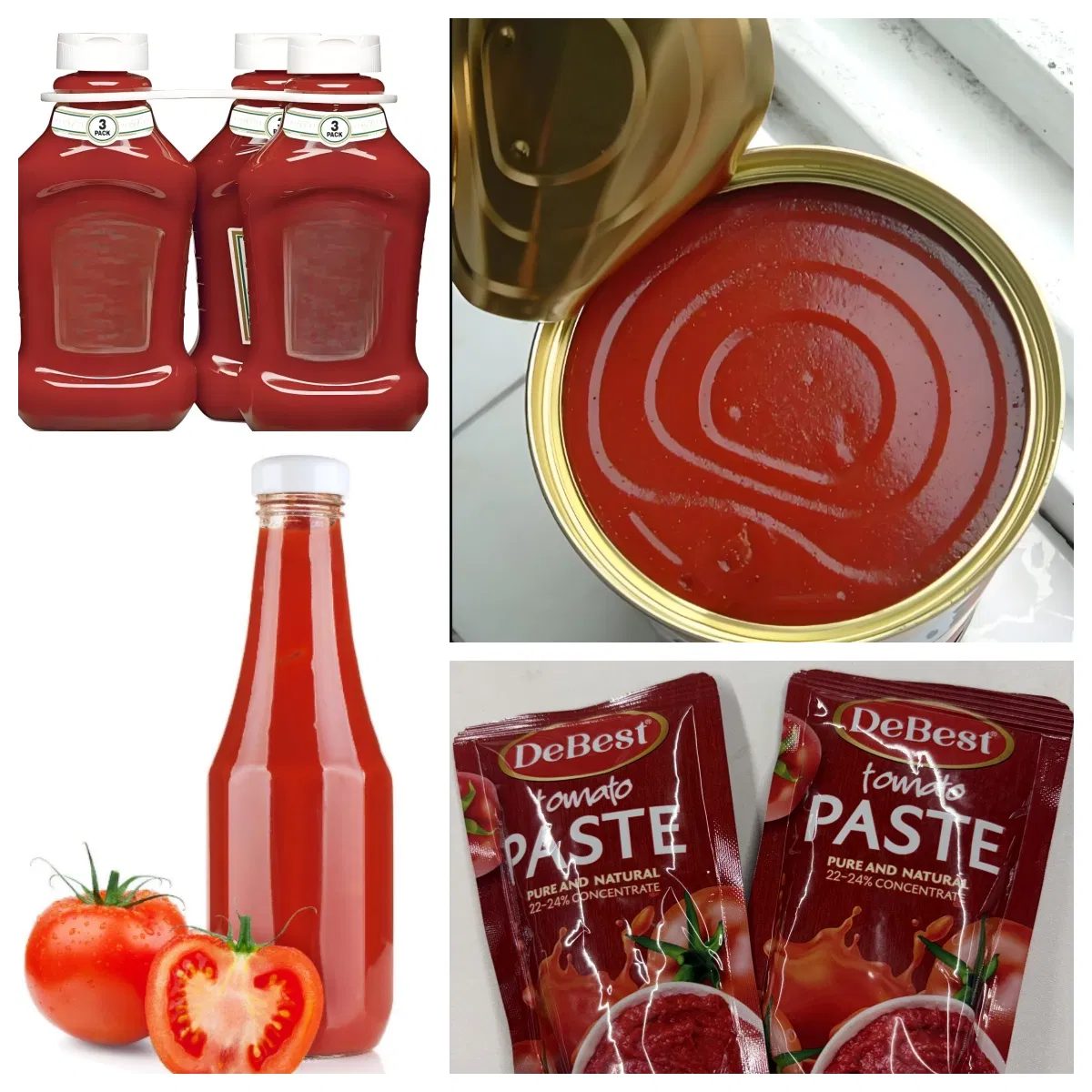 Wholesale Price Plastic Bottle Tomato Sauce Ketchup OEM and ODM
