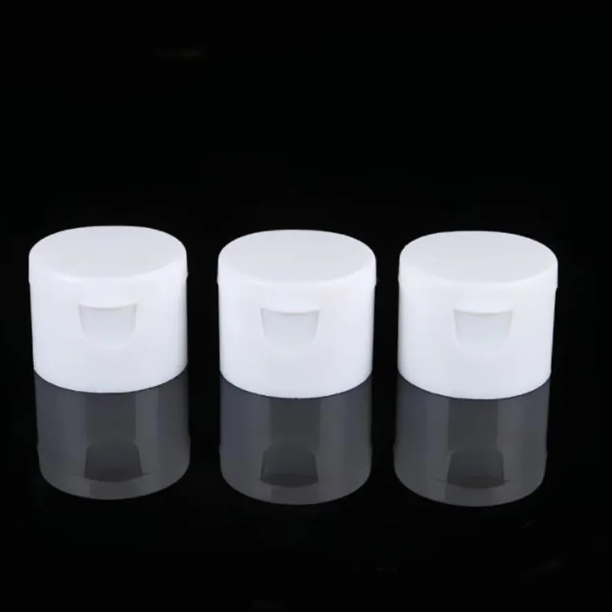 White Color Smooth 24/410 Bottle Cap Plastic Lid Flip Top Cap for Cosmetic Bottle