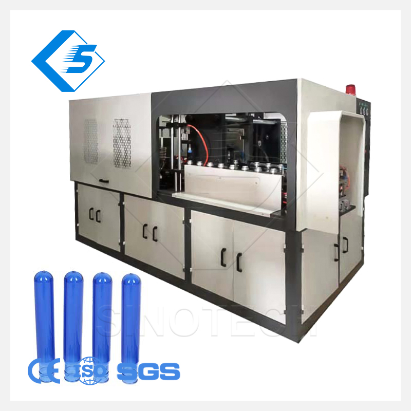 6000-7000bph Sinotech Food Packaging Transparent Plastic Storage Jar Wide Mouth Plastic Bottles Make Making Maker Manufacturing Blow Moulding Machine for Sale