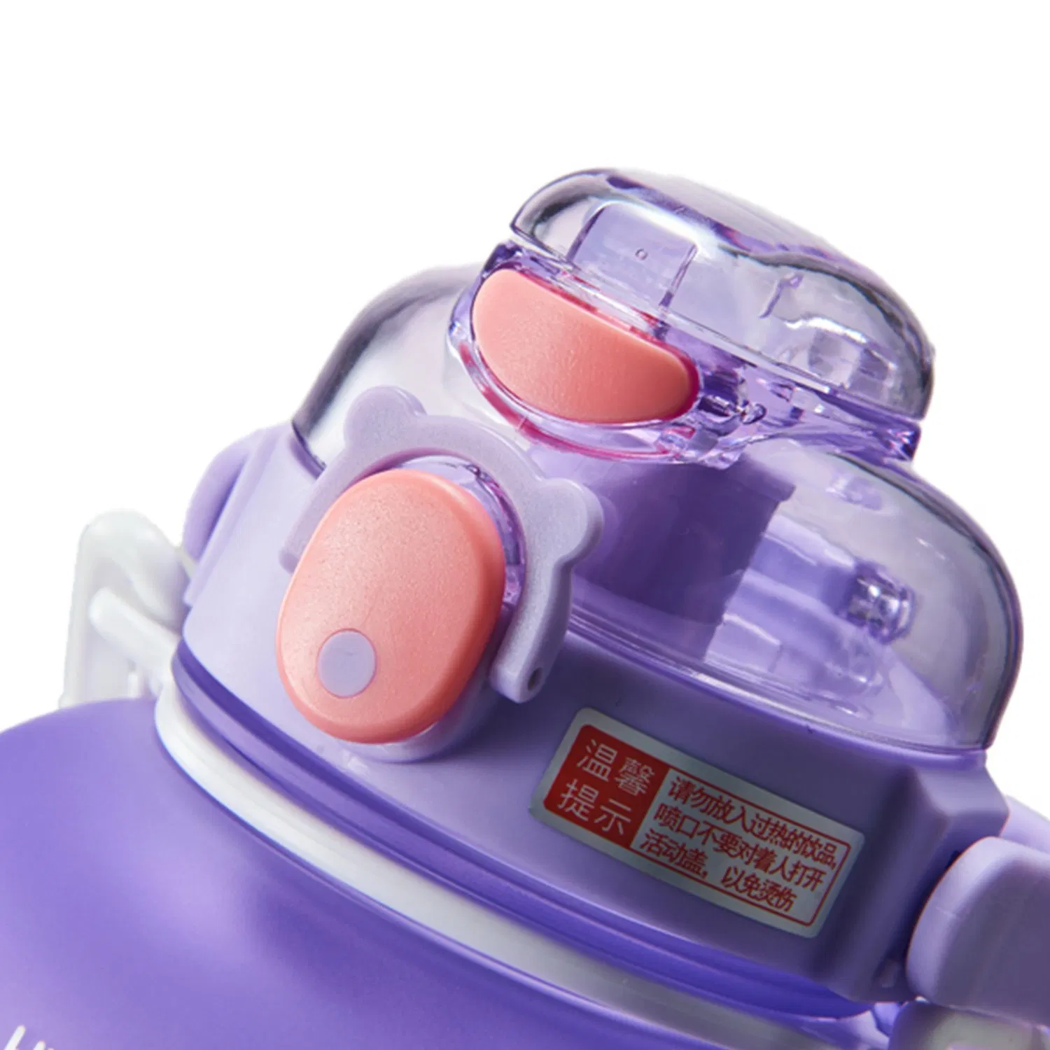 Gradient Color Frosted Leak-Proof Drinking BPA Free School Travel Plastic Kids Water Bottle