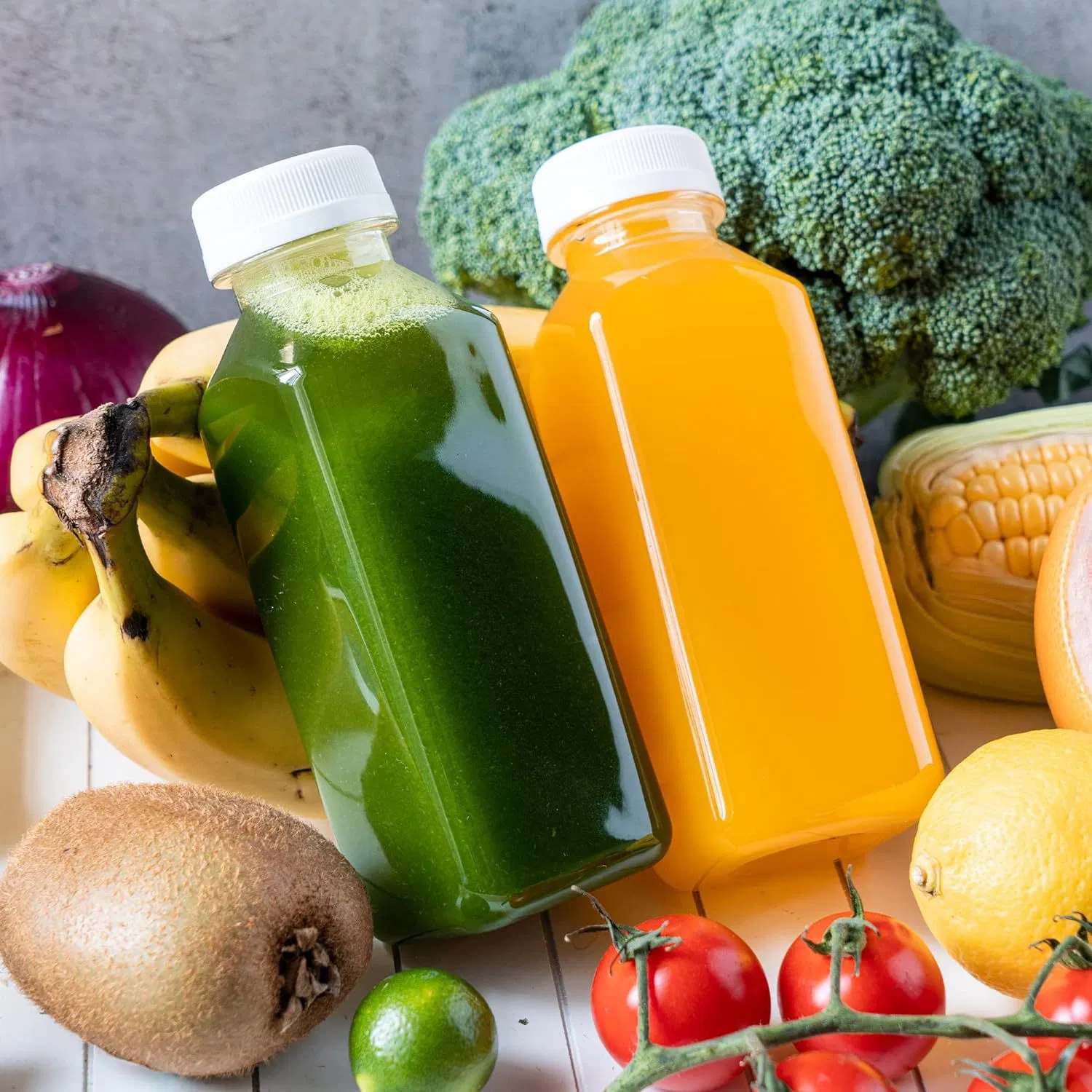 Square Empty Plastic Juice Bottles 4oz 8oz 12oz 16oz 300ml 150ml Disposable Portable Screw Beverage Coffee Tea Soda Bottle