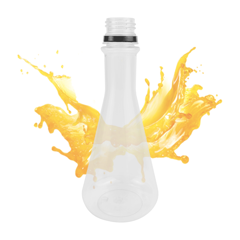 Customize Cheap Wholesale Price 380ml Round Shape Milk Tea Juice Bottle Pet Water Bottle Disposable Plastics Bottle Manufacturing