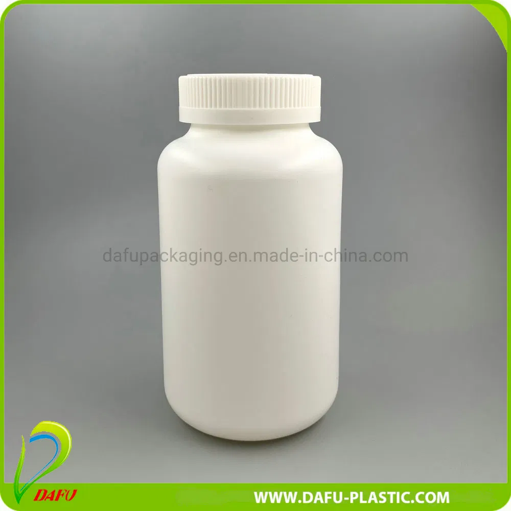 Plastic Products HDPE 500ml Pill Tablet Vitamin Bottle with Cap