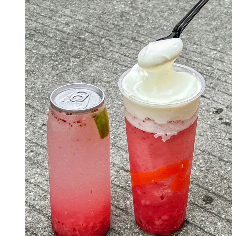 Clear Soda Can 16oz 20oz Plastic Transparent Juice Bottle Drink Packaging