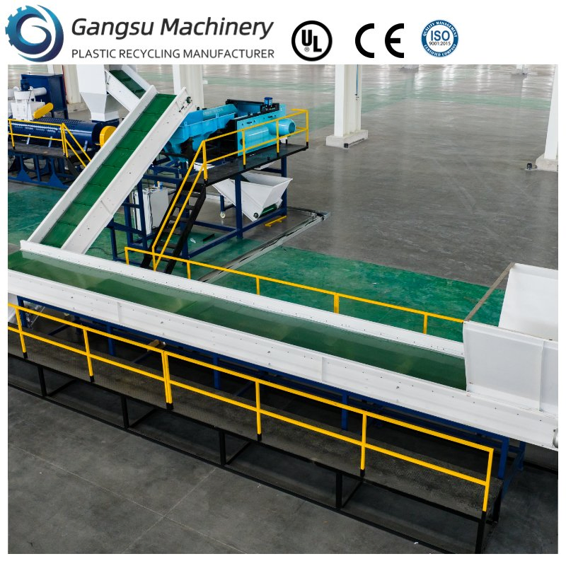 Gagngsu Small Mini Capacity Capacity Pet Bottle Flakes Washing Food Grade Waste Plastic Flakes Recycling Machine with High Quality