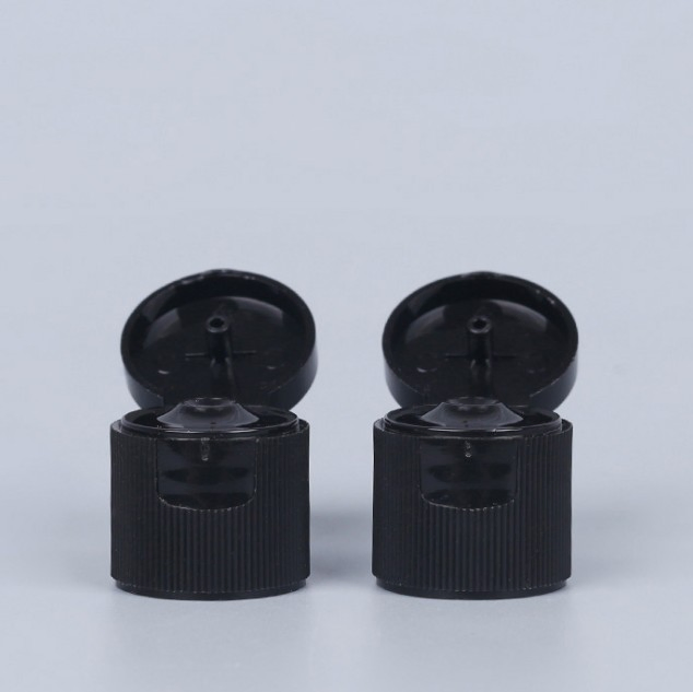24mm 28mm Plastic Flip Top Screw Cap for Cosmetic Shampoo Hand Sanitizer Bottle
