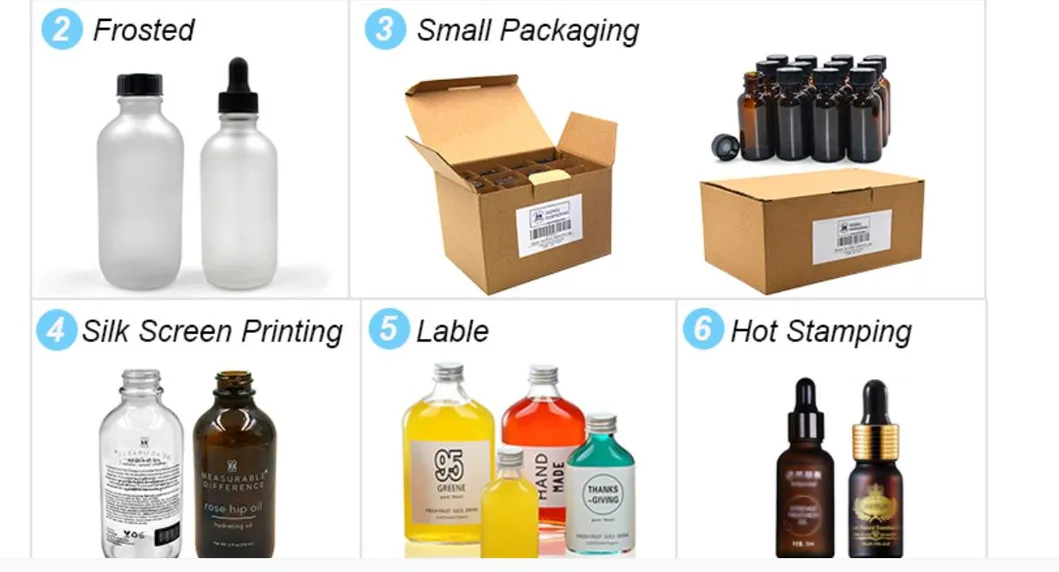 Glass Boston Round Beverage Bottle 7