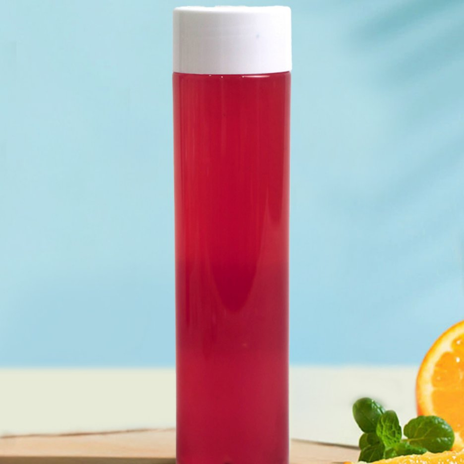 High Shine Plastic Beverage Bottles Transparent for Product Showcase