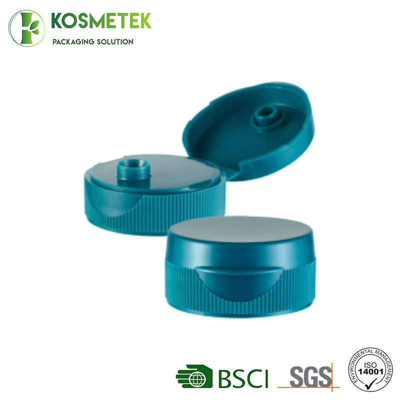 Cosmetic Packaging 32/400 PP Plastic Flip Top Shampoo Bottle Cover Cap